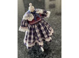 SMOCKED EMBROIDERED DRESS