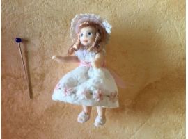 Miniature Porcelain doll's doll