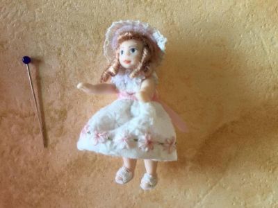 Miniature Porcelain doll's doll