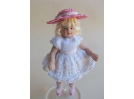 Bisque doll - 6cm-2 1/4