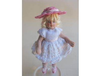 Bisque doll - 6cm-2 1/4