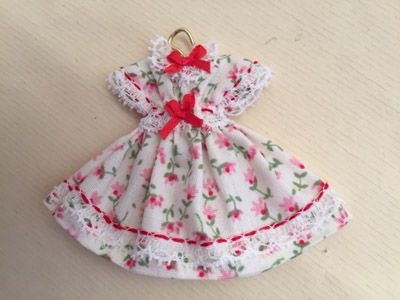 Litte girl dress on hanger