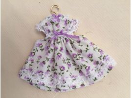 Little girl dress on hanger