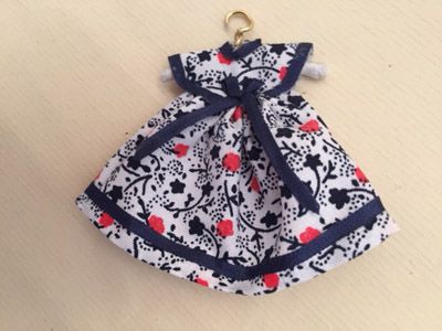 Litte girl dress on hanger