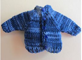 Cardigan tricot pour un enfant