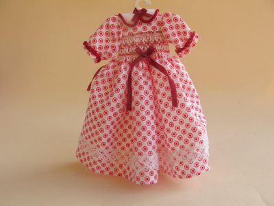 Doll's dress on hanger