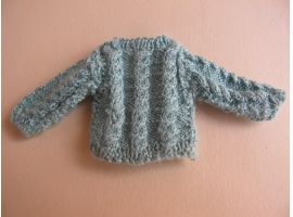 Cable sweater for a child