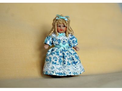 Little girl with flowered dress